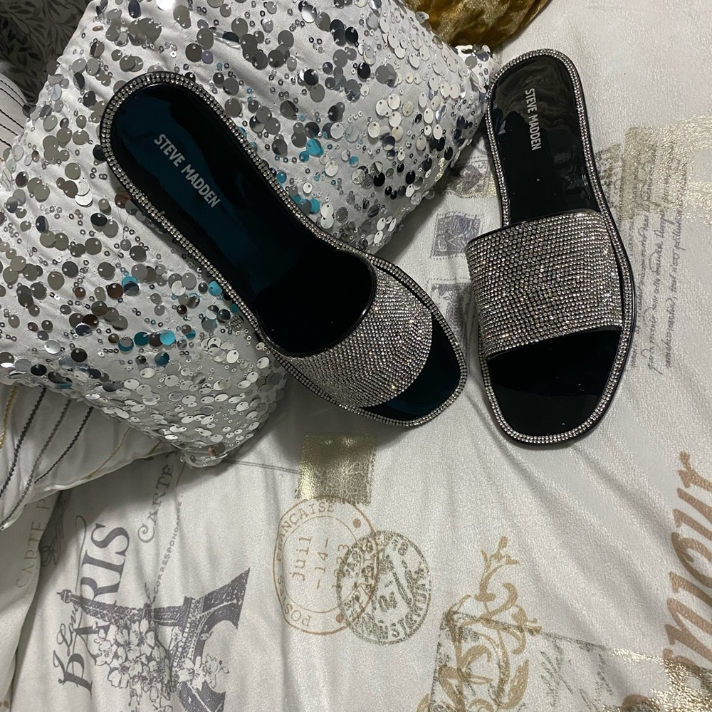 Rhinestone sandals